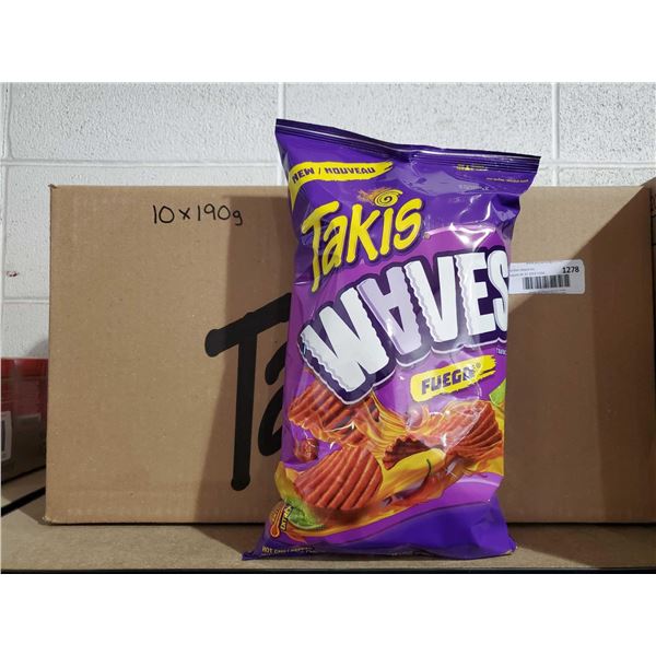 Takis Waves Fuego 10x190g
