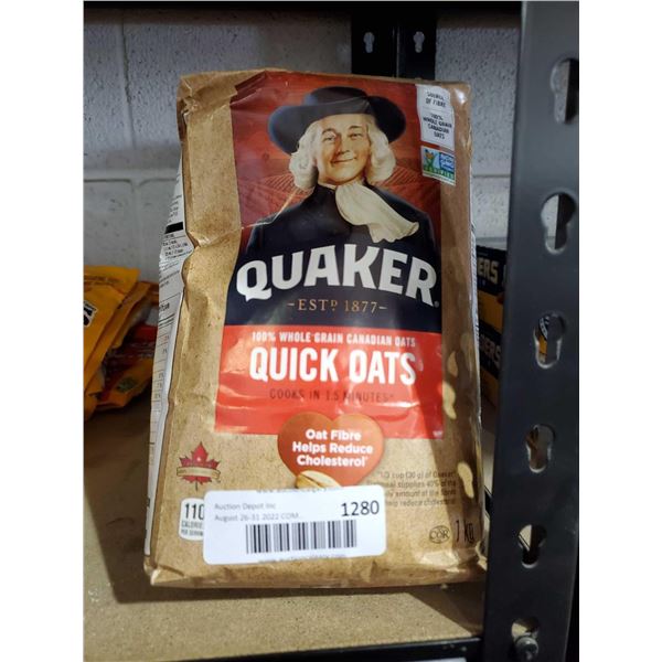 Quaker Quick Oats 4X 1Kg