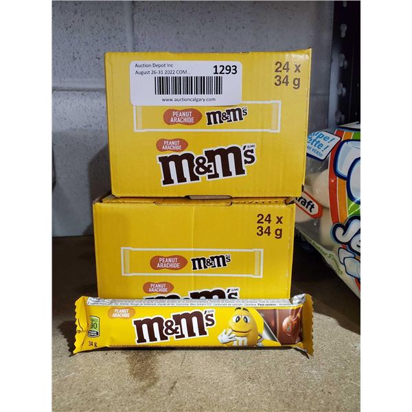 M&M Peanut Candy Bars 2x (24x34g)