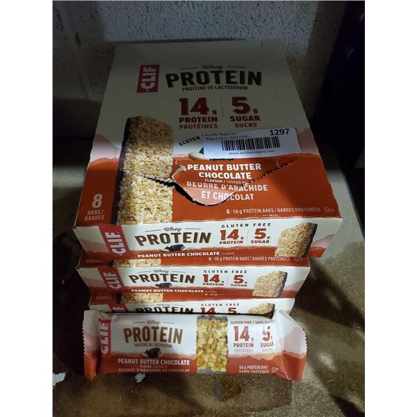 Clif Whey Protein - Peanut Butter Chocolate 3X (8x56g)