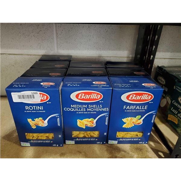 Lot of assorted Barilla Pasts 10 Boxes