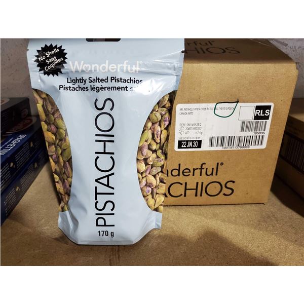 Wonderful Lightly Salted Pistachios 10x170g