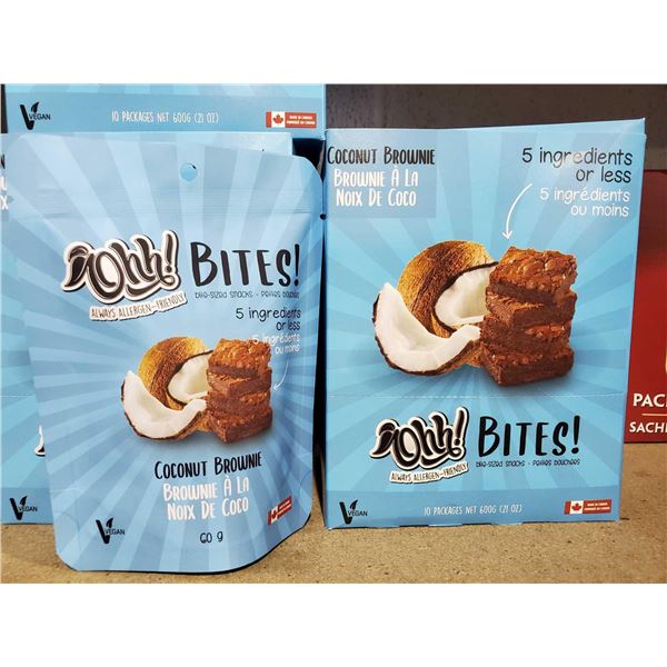 Ohh Bites Coconut Brownies 10x 600g