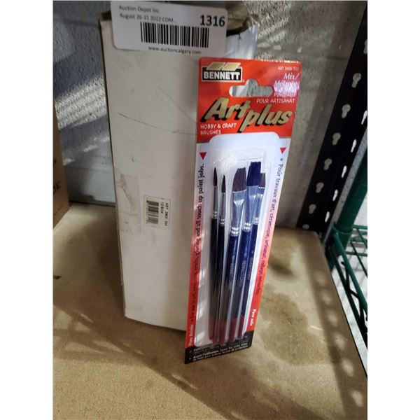 Art Plus Pain Brush Sets 12 packs of 12