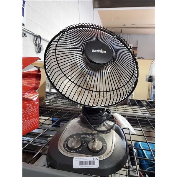 Dura Flame Radient heater OUT OF BOX _ SOLD AS IS
