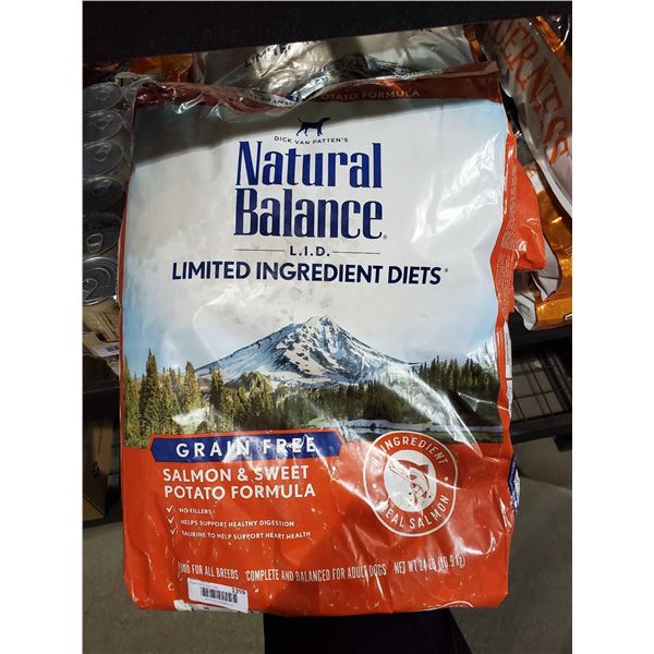 Natural Balance grain Free Salmon & Sweet Potatoe 24lbs