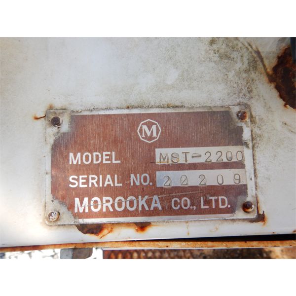 MOROOKA MST-2200 BUCKET Crawler Carrier / Dumper - J.M. Wood
