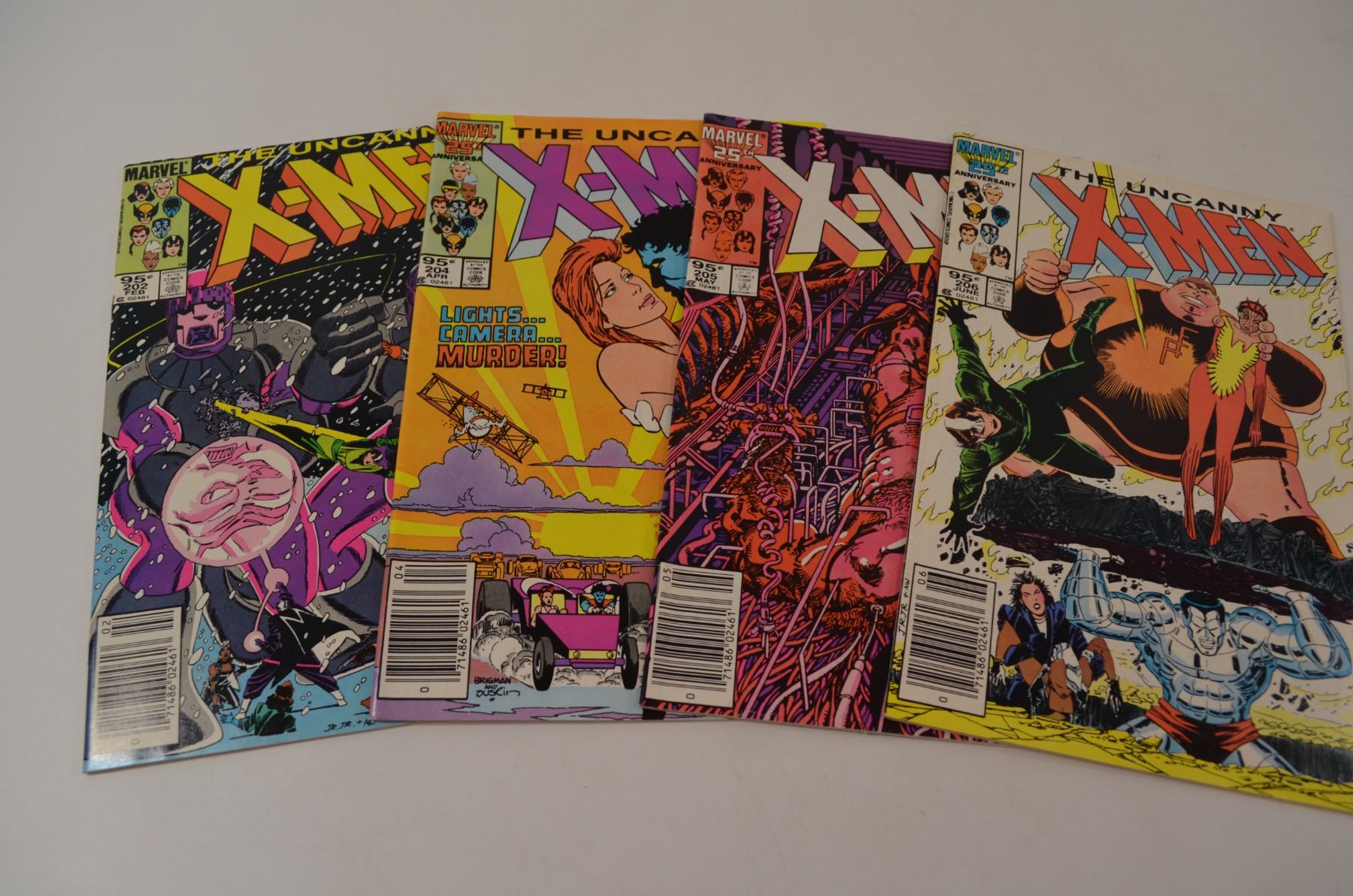 Uncanny XMen 202 204206