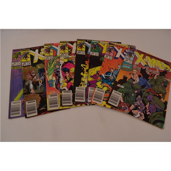 Uncanny X-Men 251-255 257-259 Newsstand