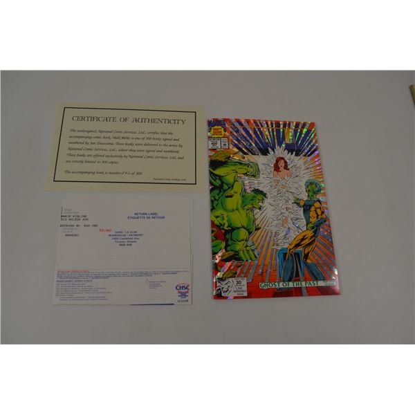 Hulk 400 Signed by Jan Durrsema W/ COA