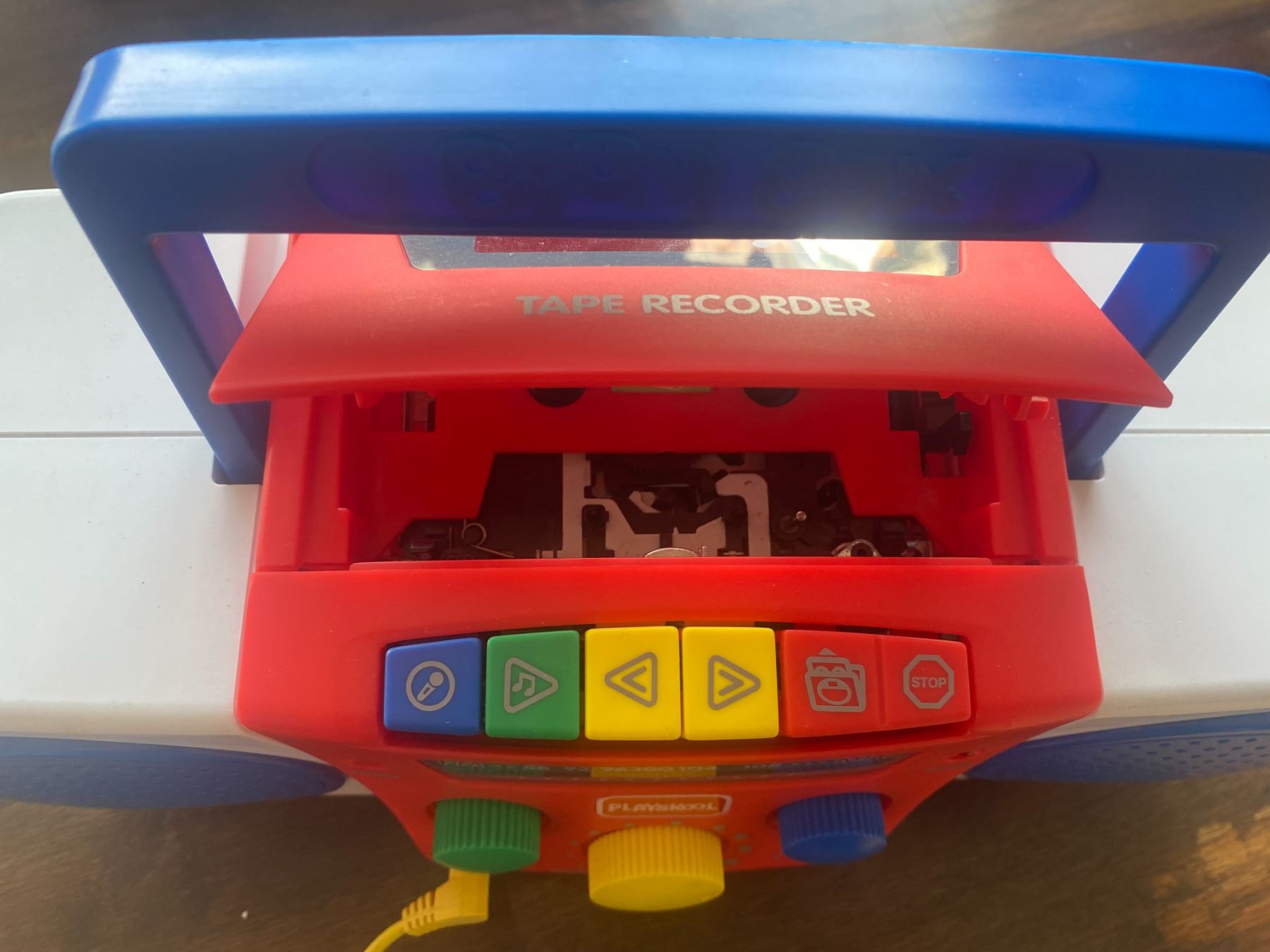 Vintage 1995 Playskool Boombox Radio Tape Recorder with Sing Along