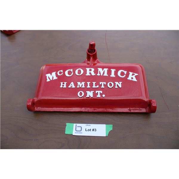 McCormick Tool Box Lid