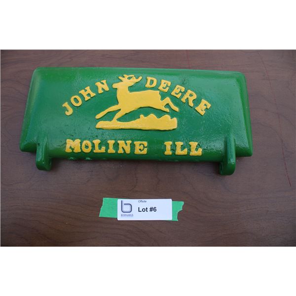 John Deere Tool Box Lid