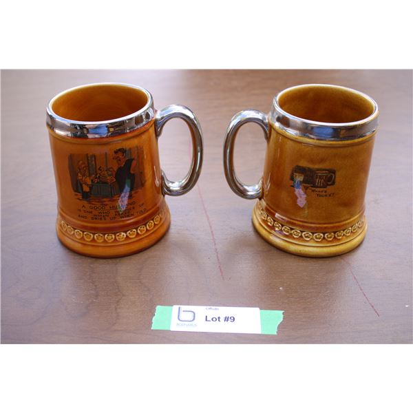 (2) Lord Nelson Pottery Steins