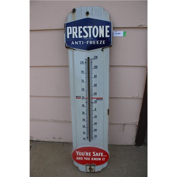 Prestone antifreeze thermometer