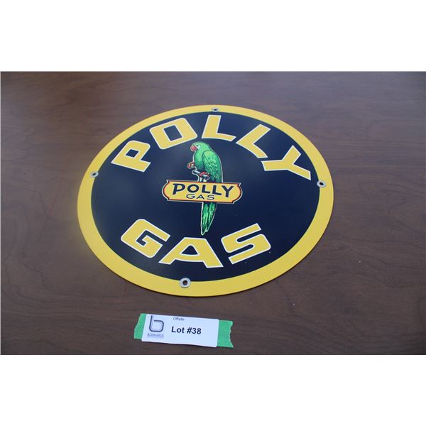 Polly Gas metal sign - reproduction