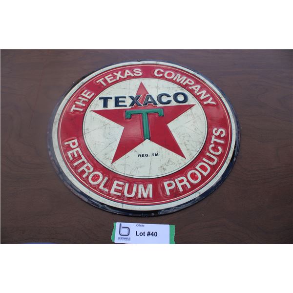 Texaco metal sign - reproduction