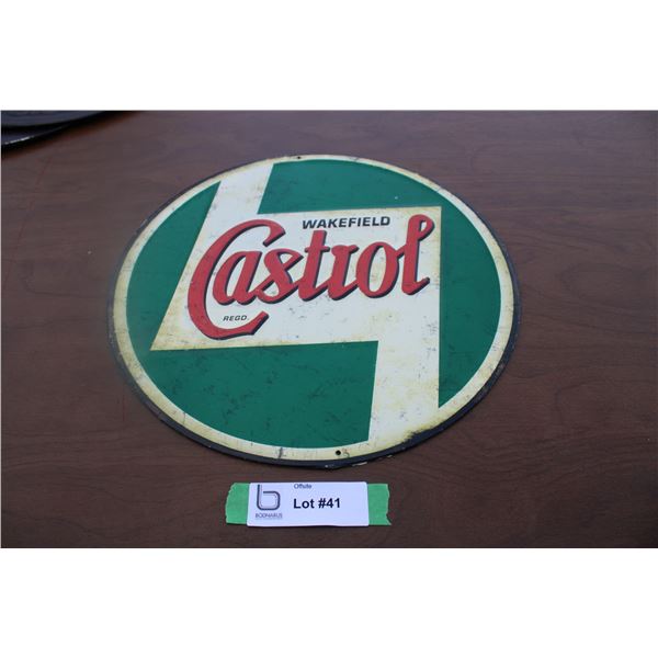 Castrol metal sign - reproduction