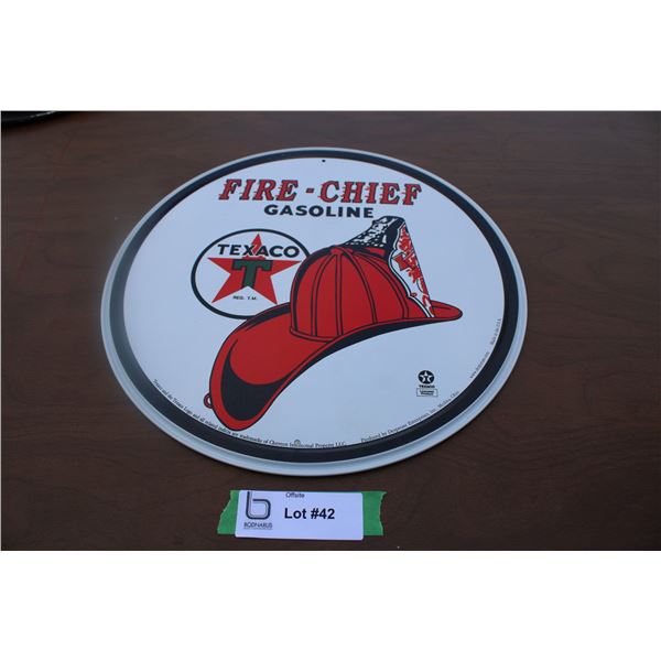 Texaco metal sign - reproduction
