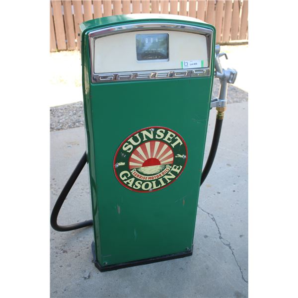 Sunset gasoline fuel pump