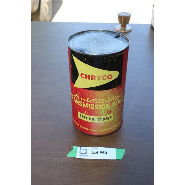 Chryco transmission fluid can