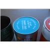 Image 5 : (4) Auto fluid cans - Gulf, Shell, Texaco, Co-op - 1 Litre
