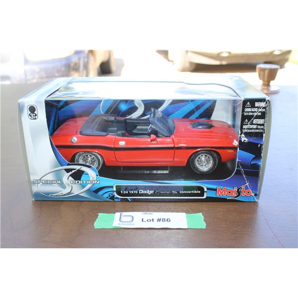 1970 Dodge Challenger RT Convertible 1:24 scale