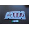 Image 1 : Yukon License Plate (sample)