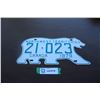 Image 1 : 1979 NWT Polar Bear License Plate