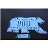Image 1 : NWT "Explore" Polar Bear License Plate