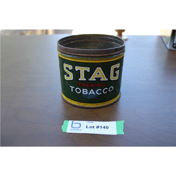 Stag Chewing Tobacco Can