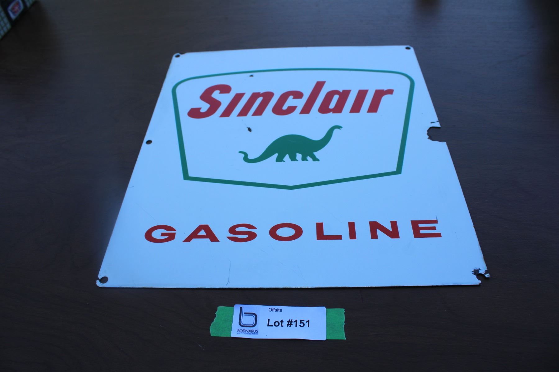 Sinclair Gasoline (enamel?) Sign
