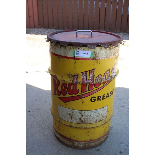 Red Head Grease Pail