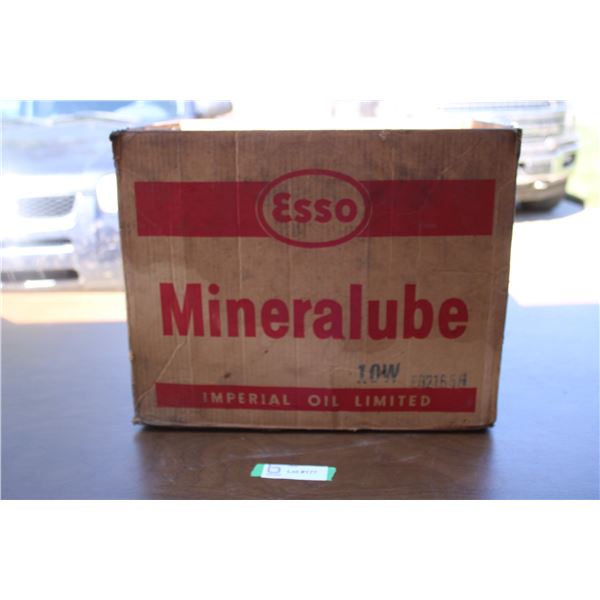 Esso Mineralube cardboard box