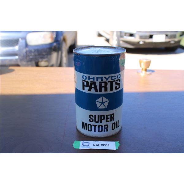 Chryco Parts Super Motor Oil Can -1 qt