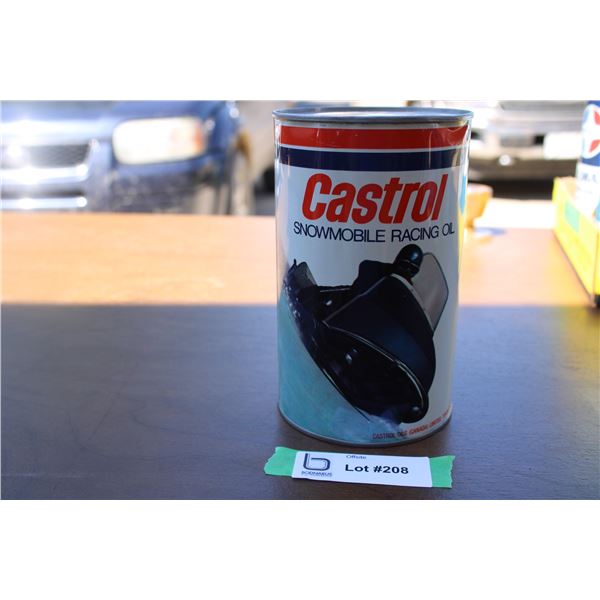 Castrol Snowmobile Racing Oil Can -1 qt
