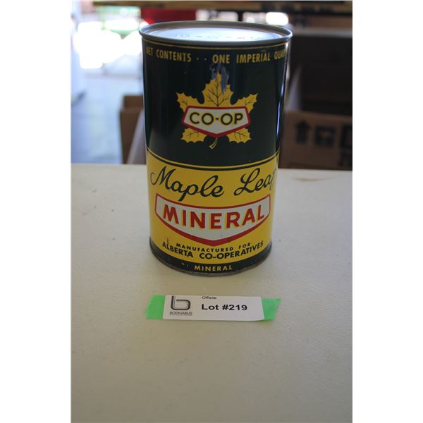 Co-Op Maple Leaf Mineral Oil Can -1 qt