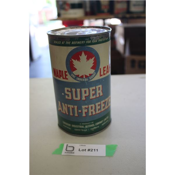Maple Leaf Super Antifreeze Can -1 qt
