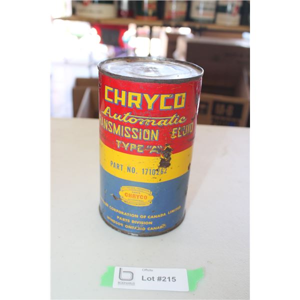 Chryco Transmission Fluid Can -1 qt