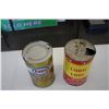 Image 3 : (2) 1 qt Oil Cans - Esso + Lubie Lube