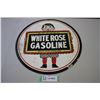 Image 1 : White Rose Gasoline metal sign