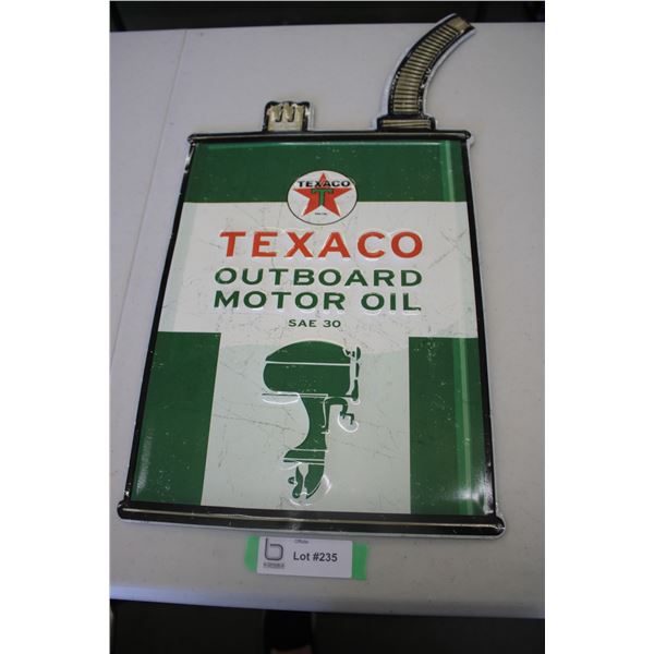 Texaco metal sign