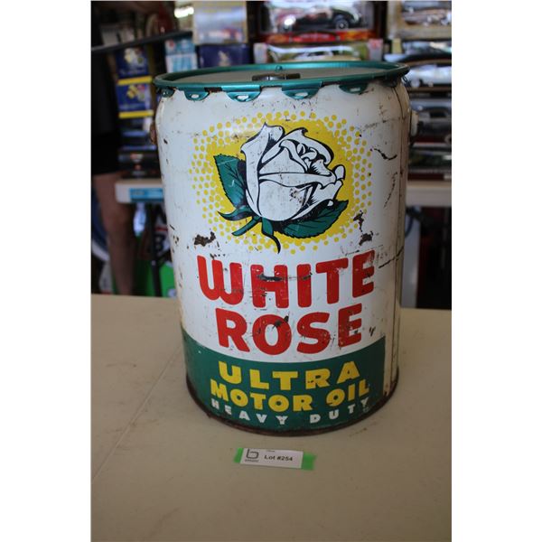 White Rose Ultra Motor Oil Pail - 5 gal