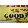 Image 2 : Think Good Year metal sign