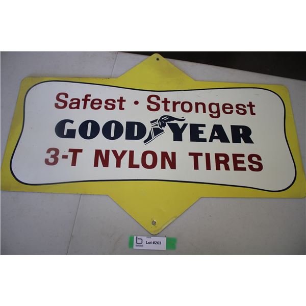 Good Year Nylon Tires metal sign