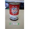 Image 1 : Co-op Motor Oil Can - 1 qt