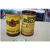 Image 1 : (2) Pennzoil + Shaler Motor Oil Can - 1 qt