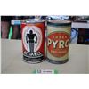 Image 1 : (2) Reliance + Super Pyro Motor Oil Can - 1 qt