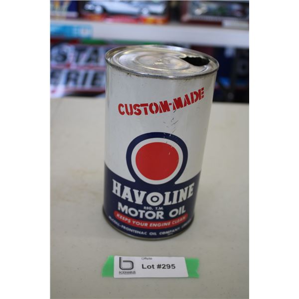 Custom-Made Havoline Motor Oil Can - 1 qt