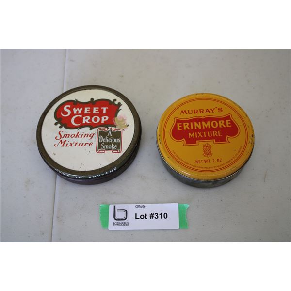 Sweet Crop + Erinmore small Tobacco tins